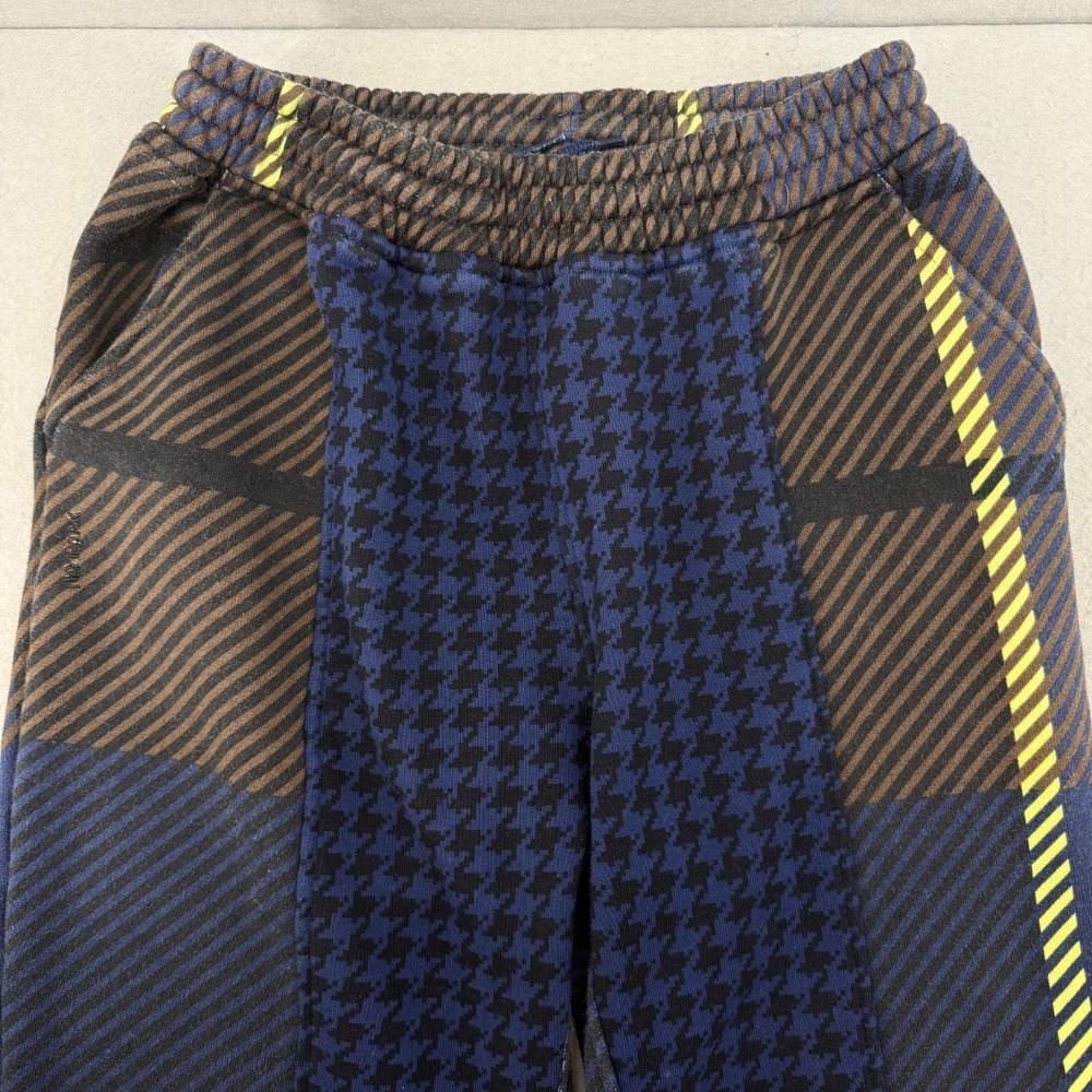 Adidas Ivy Park Halls of Ivy Houndstooth Sweatpants Blue‎ Unisex Small Beyonce - Picture 2 of 12